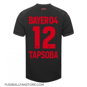 Bayer Leverkusen Edmond Tapsoba #12 Replik Heimtrikot 2023-24 Kurzarm